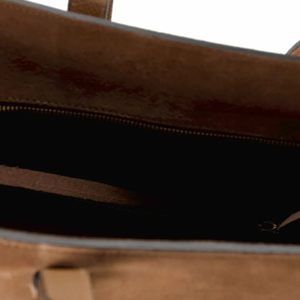 abro Cosmo Shopper Tasche Leder 40 cm