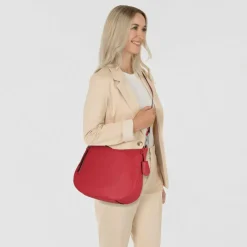 abro Juna Umhängetasche Leder 34 cm