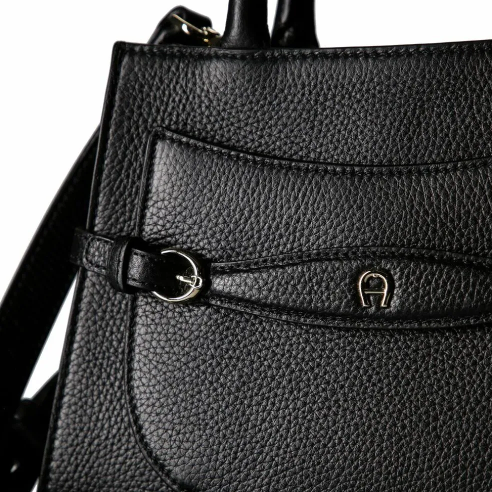 AIGNER Cavallo Handtasche Leder 24 cm