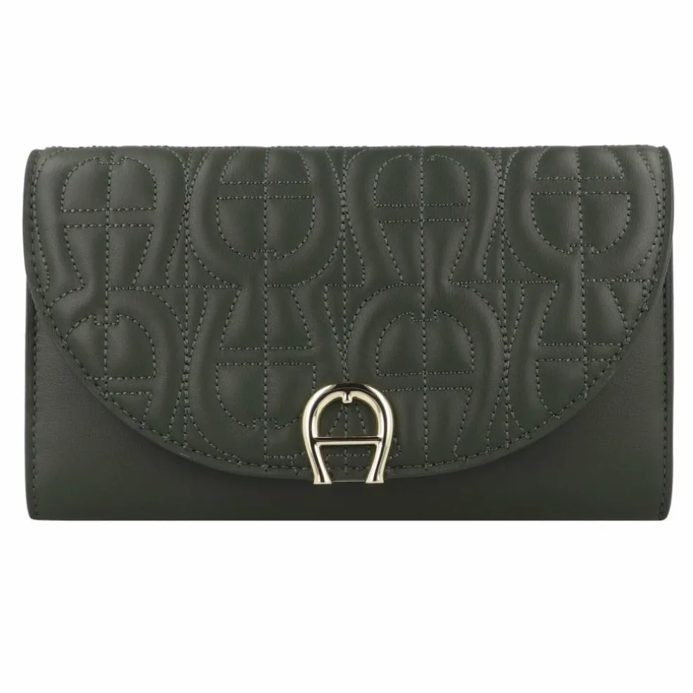 AIGNER Clutch Geldbörse Leder 19.5 cm