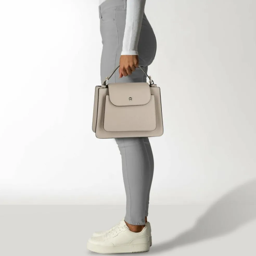 AIGNER Delia Handtasche Leder 24 cm