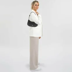 AIGNER Diadora Schultertasche Leder 25 cm