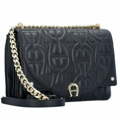 AIGNER Diadora Umhängetasche Leder 26 cm