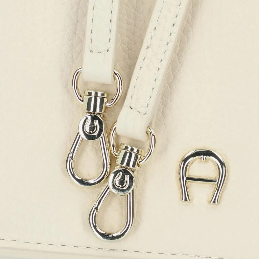 AIGNER Diadora Umhängetasche Leder 19 cm