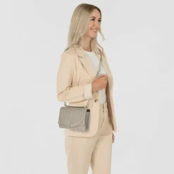 AIGNER Diadora Umhängetasche Leder 20 cm