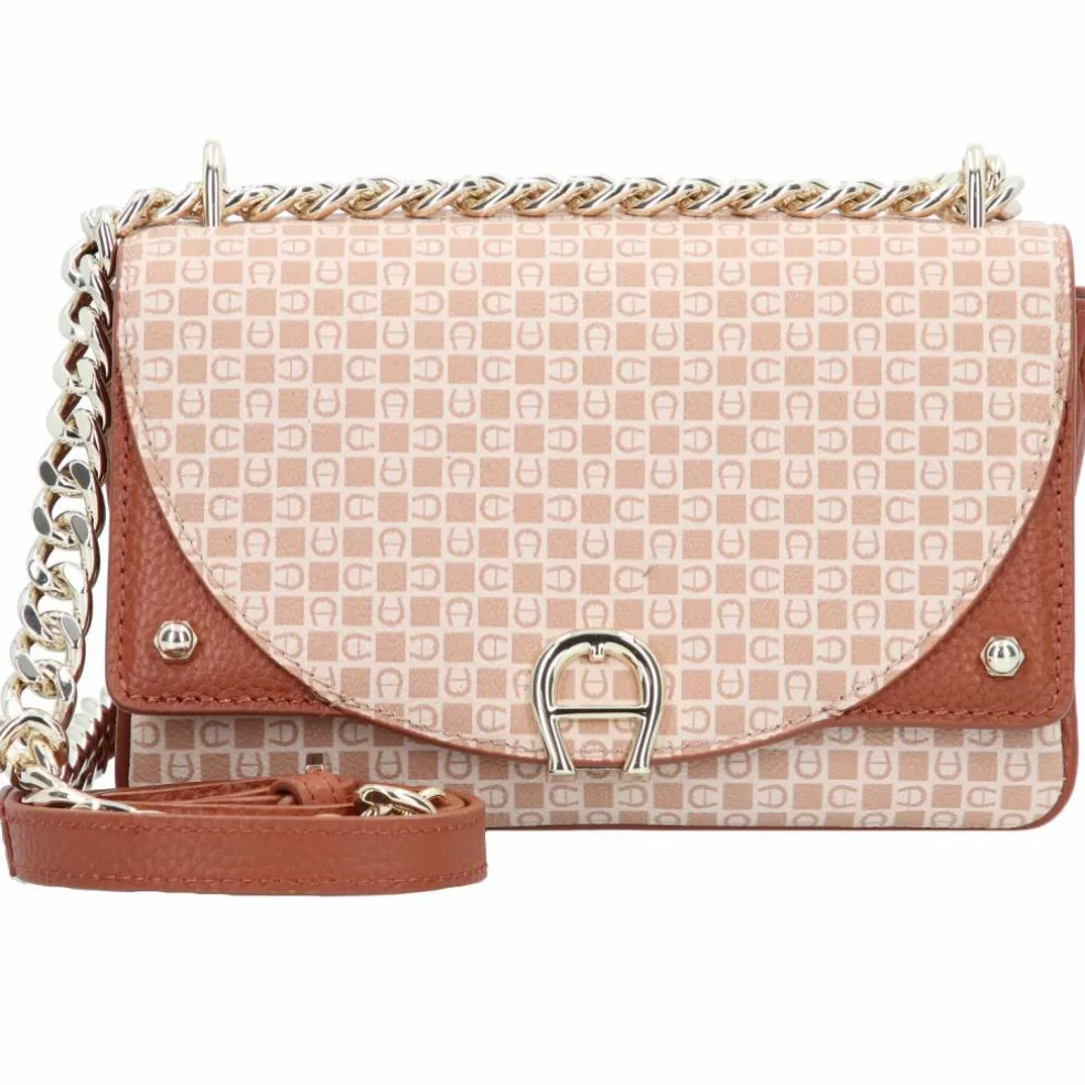 AIGNER Diadora Umhängetasche Leder 20 cm