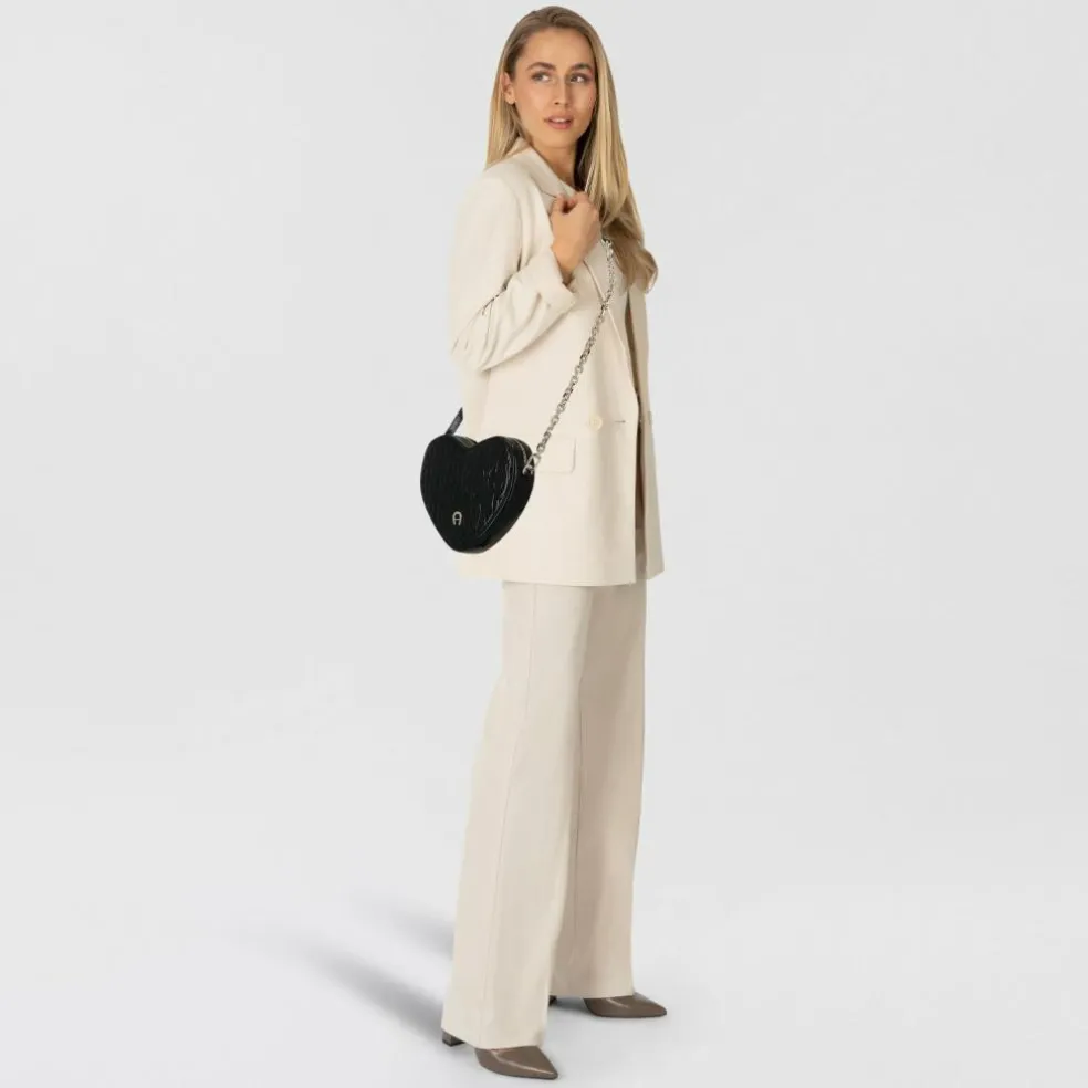 AIGNER Fashion Umhängetasche Leder 19 cm