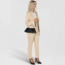 AIGNER Staffa Handtasche Leder 25.5 cm