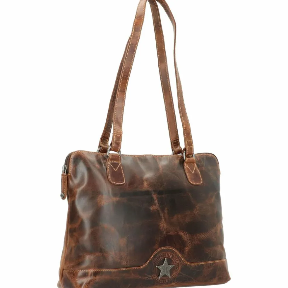 Billy the Kid Ranger Schultertasche Leder 38 cm