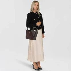 Boss Lenah Schultertasche Leder 22 cm