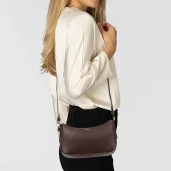 Boss Numah Schultertasche Leder 19 cm