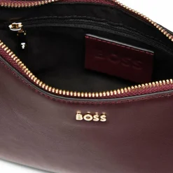 Boss Numah Schultertasche Leder 19 cm