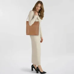 Braun Büffel Hanna Schultertasche Leder 34 cm Laptopfach