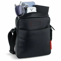 bugatti Clark Umhängetasche Leder 18 cm