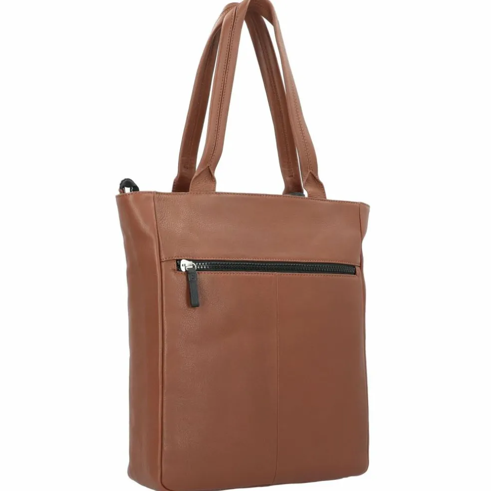 Burkely Bold Bobby Shopper Tasche Leder 32cm Laptopfach