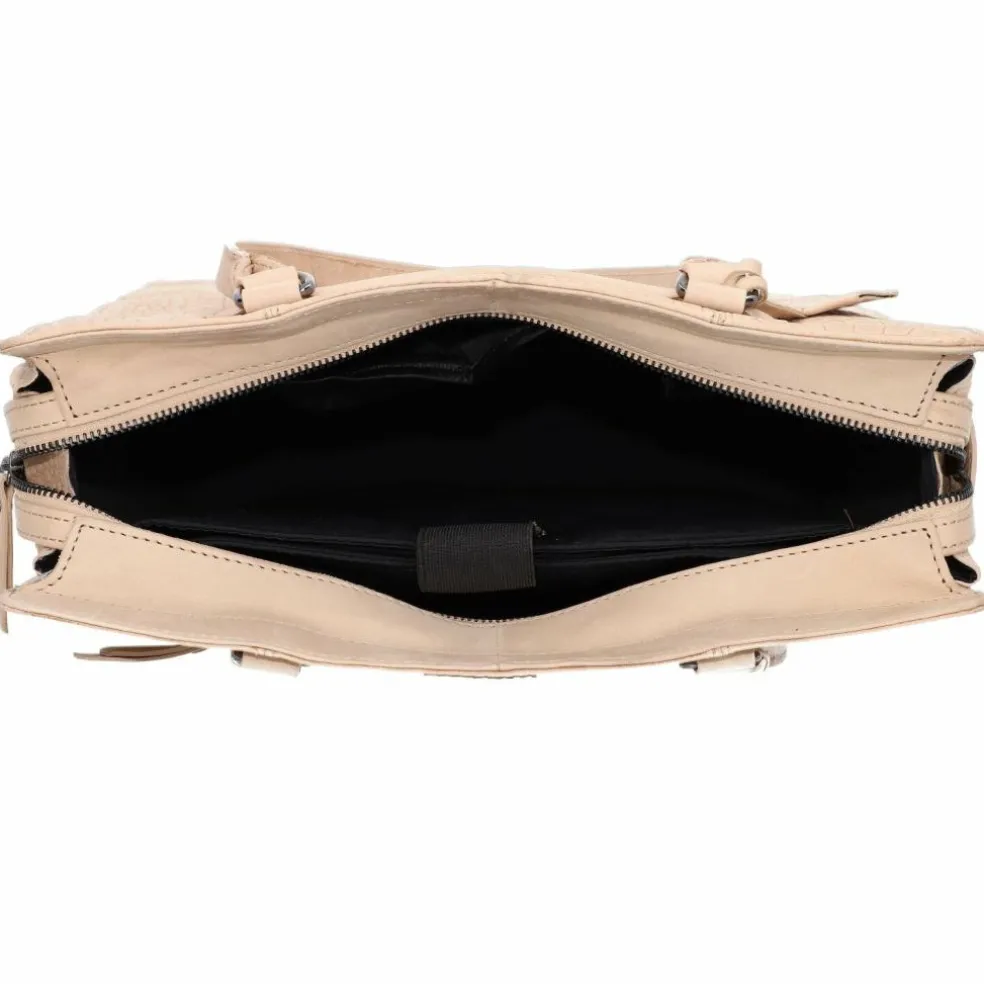 Burkely Casual Carly Schultertasche Leder 33 cm Laptopfach