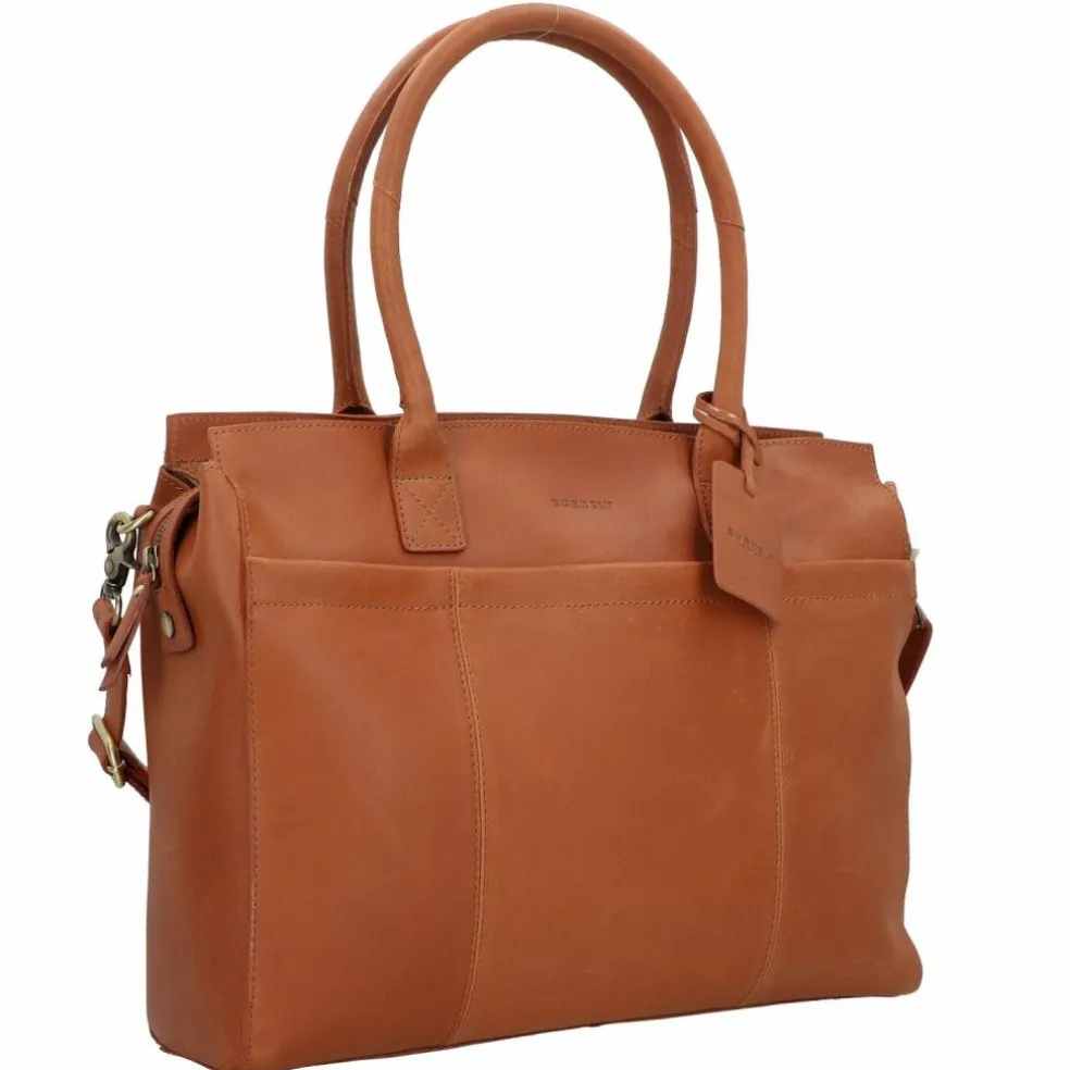 Burkely Vintage Doris Schultertasche Leder 39 cm Laptopfach