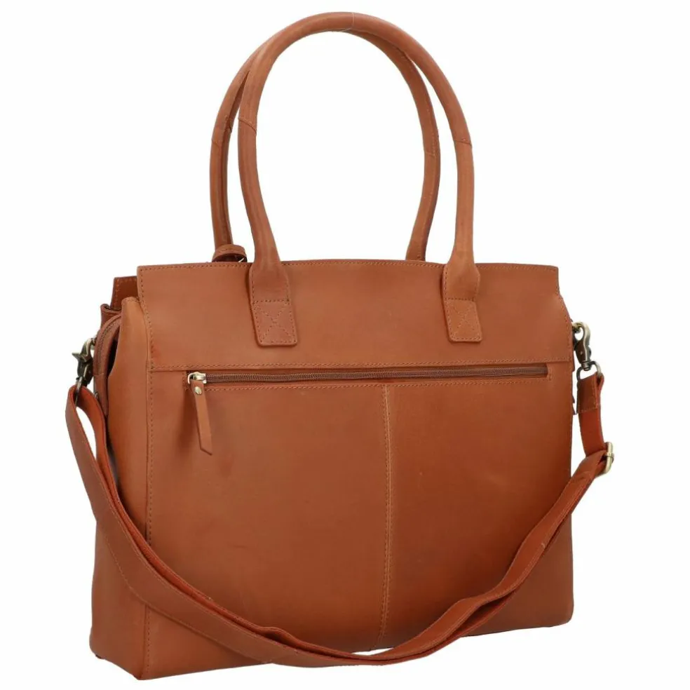 Burkely Vintage Doris Schultertasche Leder 39 cm Laptopfach