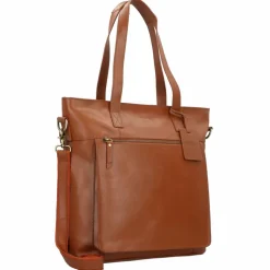 Burkely Vintage Jade Schultertasche Leder 36 cm Laptopfach