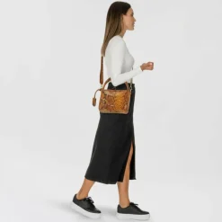 Burkely Vintage Veda Schultertasche Leder 20 cm