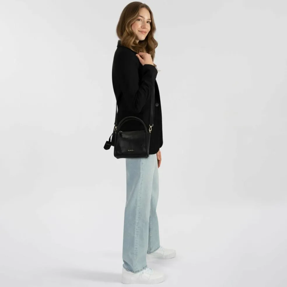 Burkely Vintage Veda Schultertasche Leder 20 cm