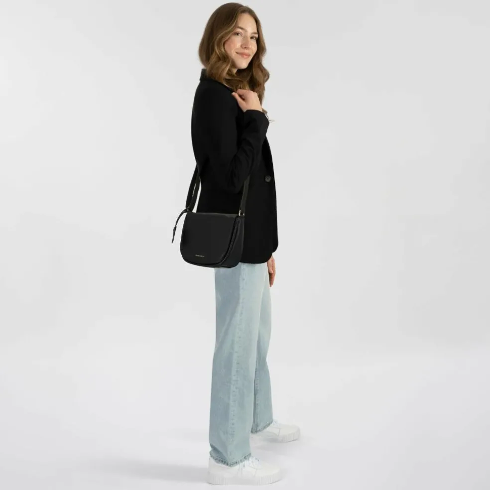 Burkely Vintage Veda Umhängetasche Leder 22 cm