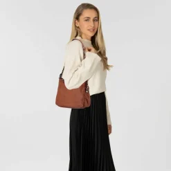 Campomaggi Giuliana Schultertasche Leder 36 cm