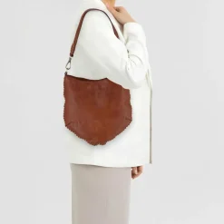 Campomaggi Malachite Schultertasche Leder 28 cm