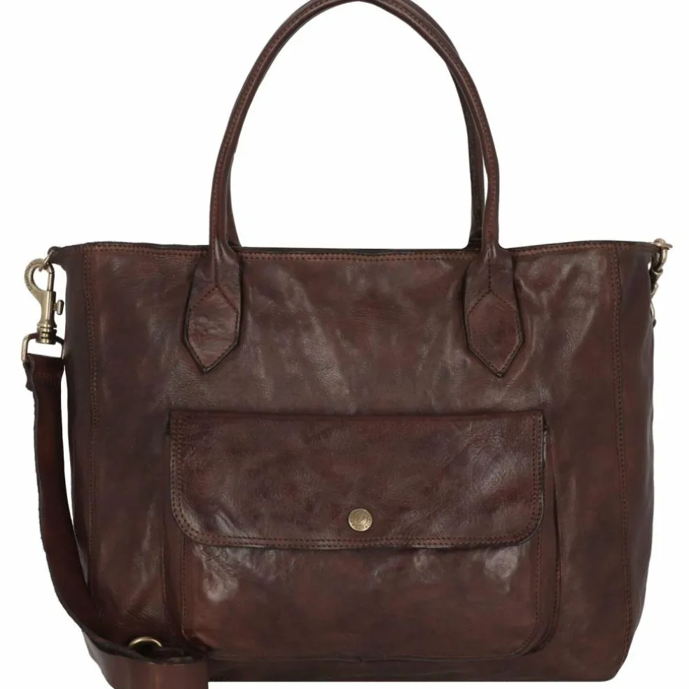 Campomaggi Schultertasche Leder 29 cm