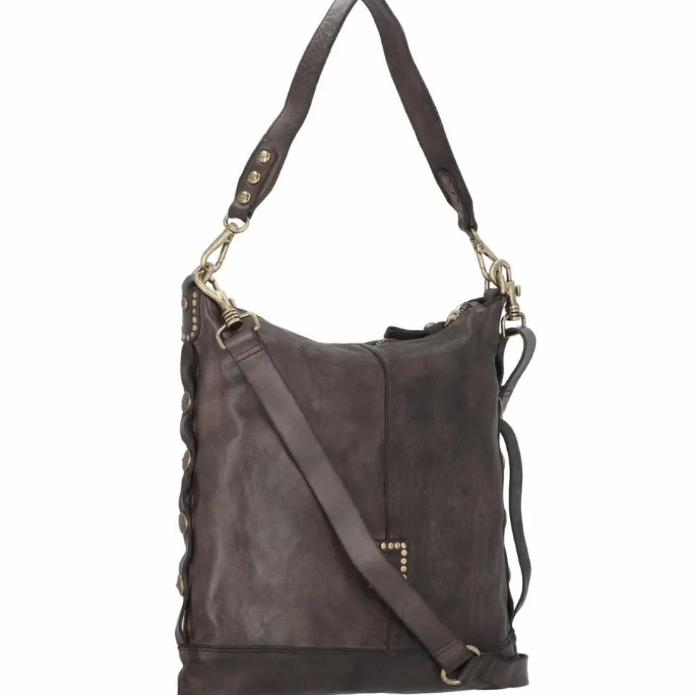 Campomaggi Schultertasche Leder 33 cm