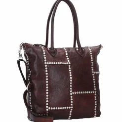 Campomaggi Schultertasche Leder 36 cm