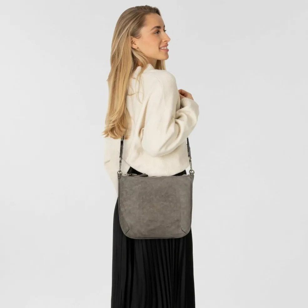 Campomaggi Schultertasche Leder 29 cm