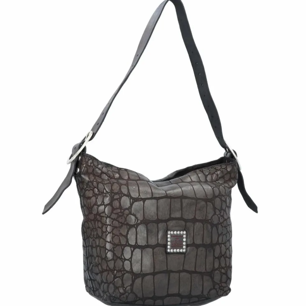 Campomaggi Schultertasche Leder 29 cm