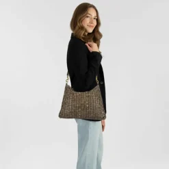 Campomaggi Schultertasche Leder 42 cm