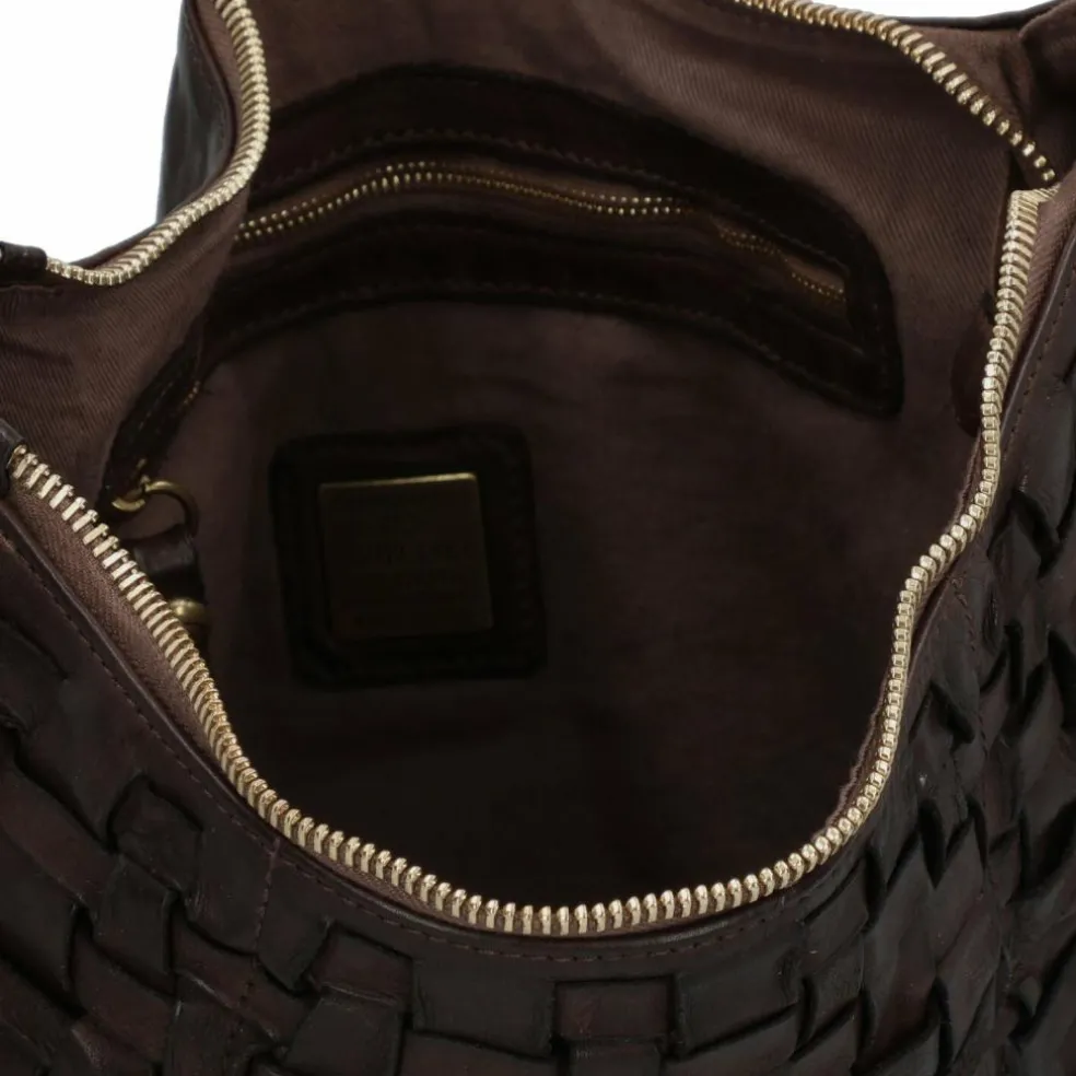 Campomaggi Schultertasche Leder 42 cm