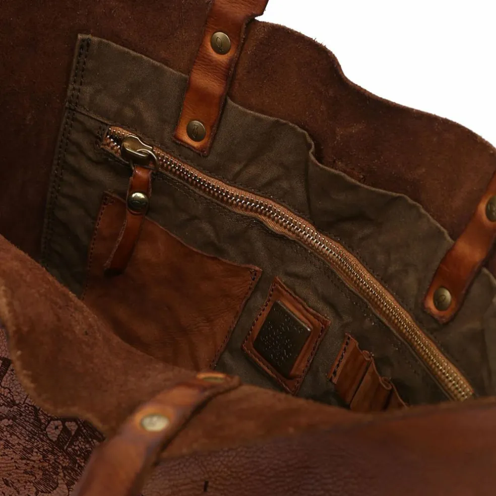 Campomaggi Shopper Tasche Leder 43 cm