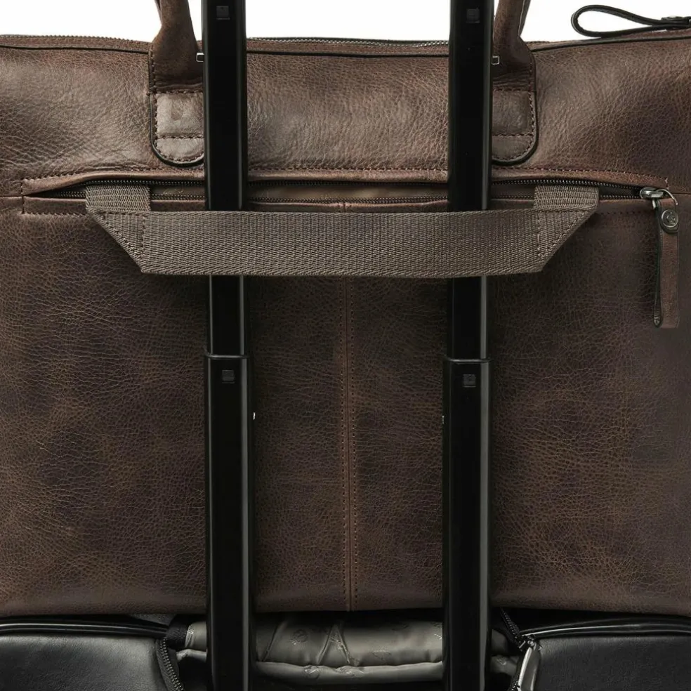 Castelijn & Beerens Carisma Schultertasche RFID Leder 40 cm Laptopfach