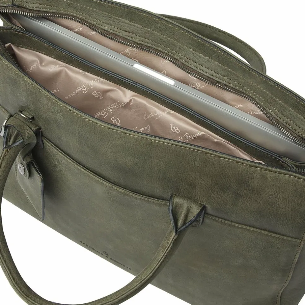 Castelijn & Beerens Carisma Shopper Tasche RFID Schutz Leder 41 cm Laptopfach