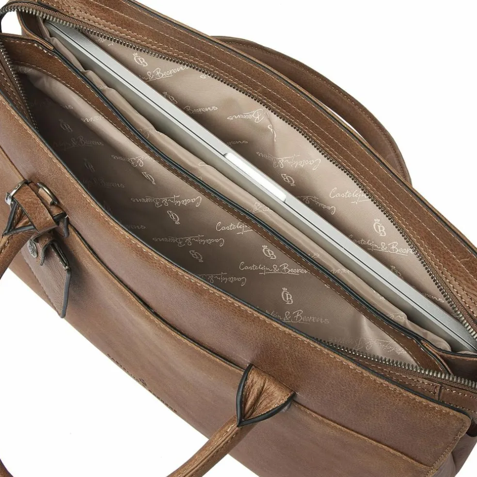Castelijn & Beerens Carisma Shopper Tasche RFID Schutz Leder 41 cm Laptopfach