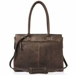 Castelijn & Beerens Carisma Schultertasche RFID Leder 38 cm Laptopfach