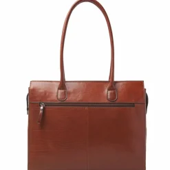 Castelijn & Beerens Ellen Schultertasche Leder 40 cm Laptopfach
