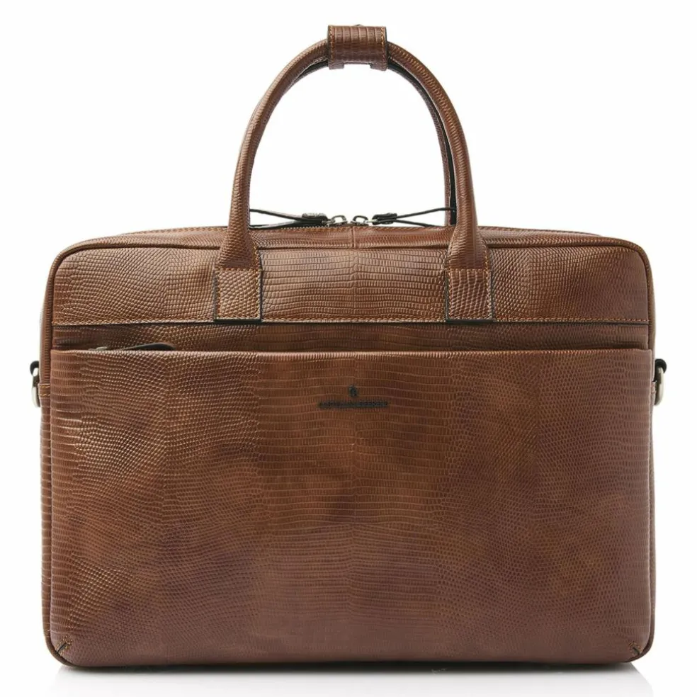 Castelijn & Beerens Ilse Handtasche RFID Schutz Leder 41 cm Laptopfach