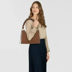 Coccinelle Boheme Schultertasche Leder 30 cm