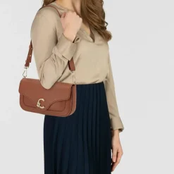 Coccinelle C-Me Schultertasche Leder 26 cm