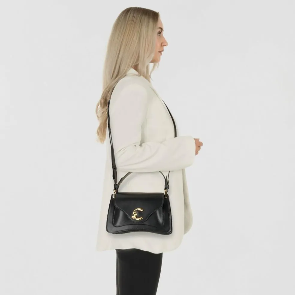 Coccinelle C-Me Schultertasche Leder 24 cm