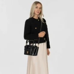 Coccinelle Double Beat Handtasche Leder 29 cm