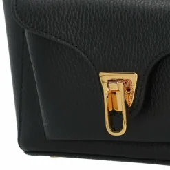 Coccinelle Double Beat Schultertasche Leder 21 cm