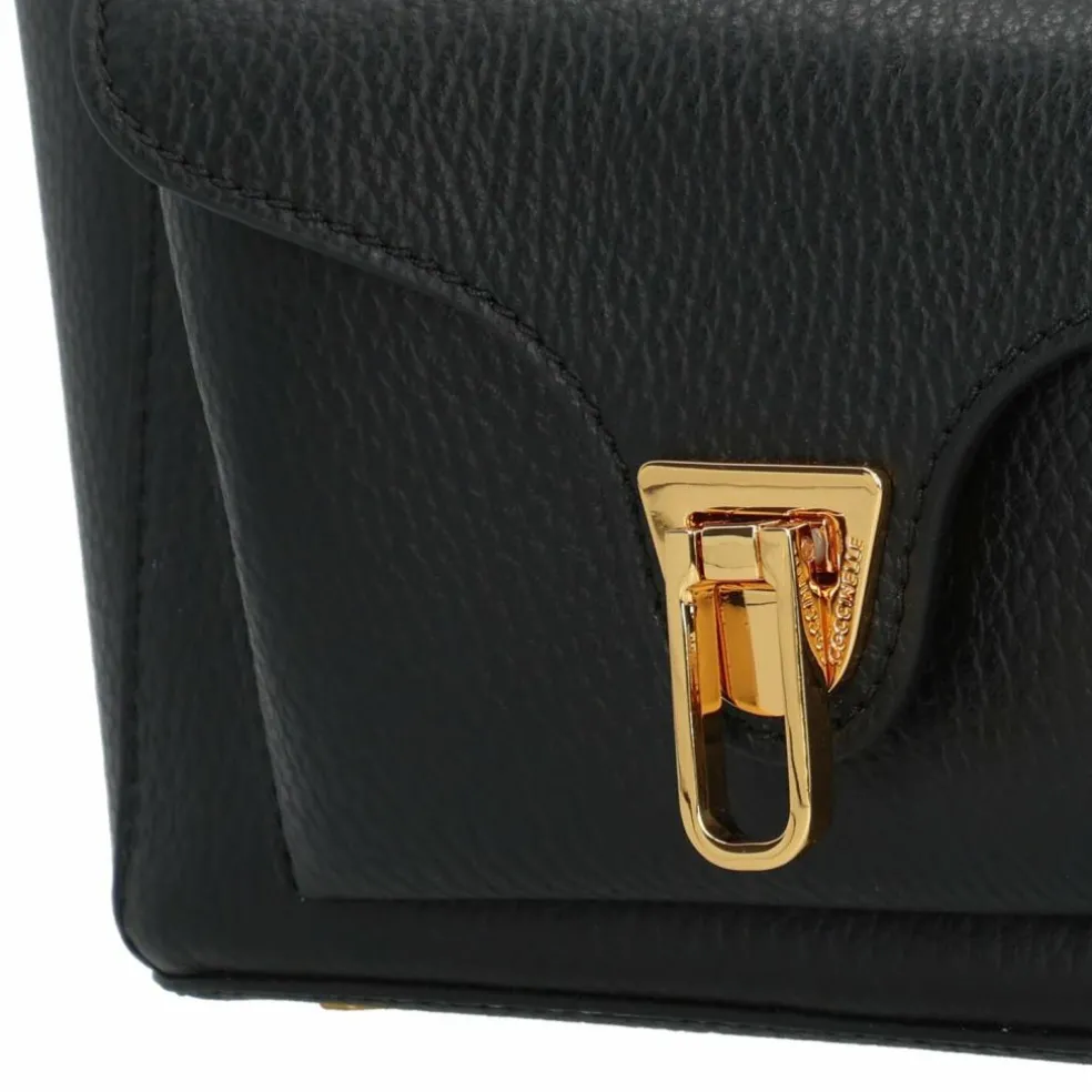 Coccinelle Double Beat Schultertasche Leder 21 cm