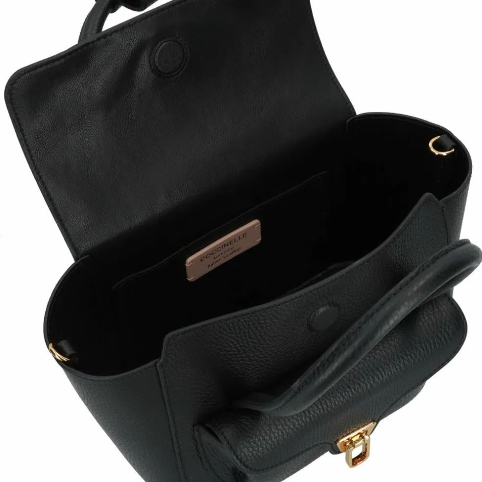 Coccinelle Double Beat Schultertasche Leder 21 cm