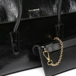 Coccinelle Double Beat Shopper Tasche Leder 33 cm